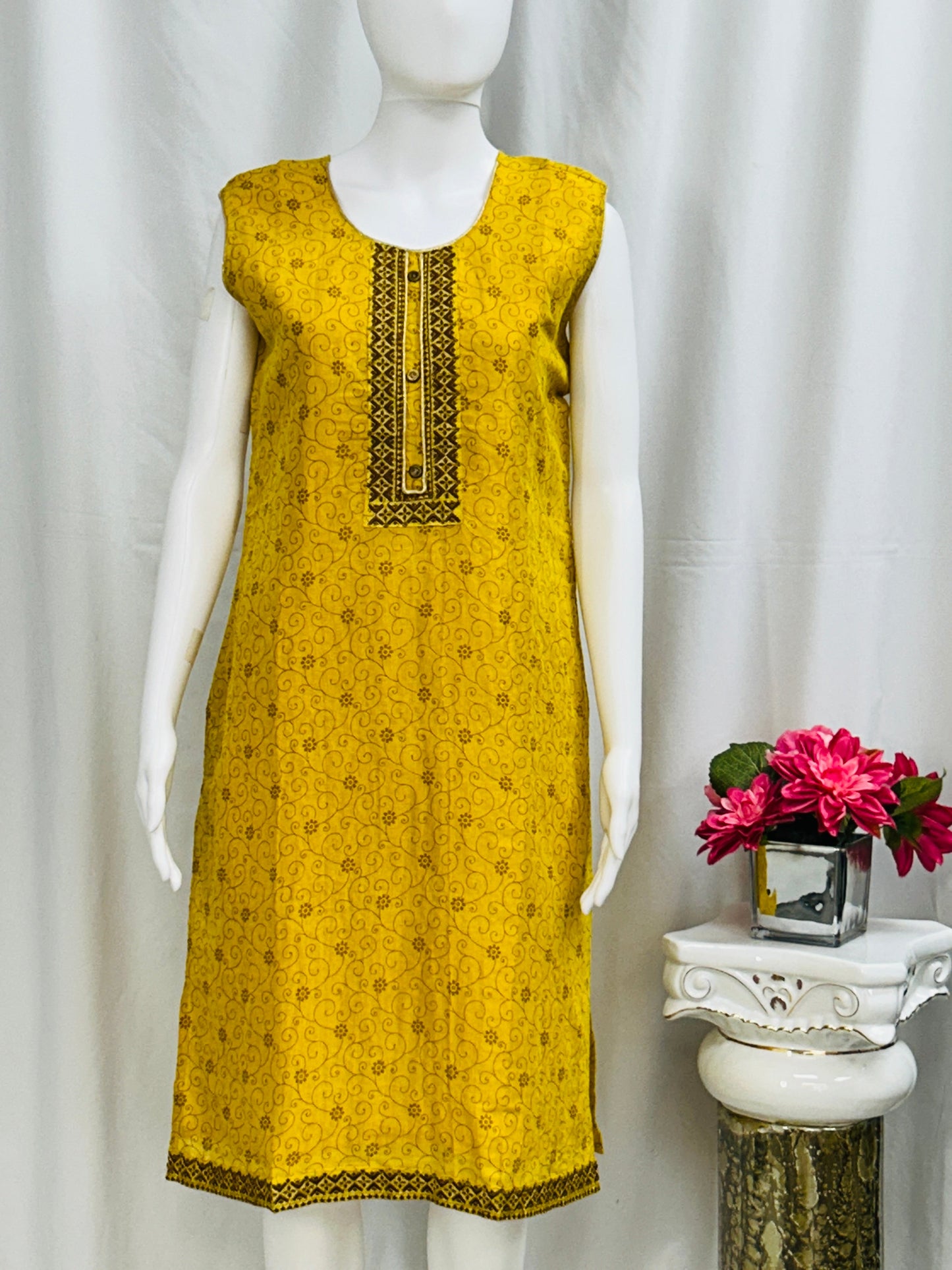 Chanderi Silk Kurti