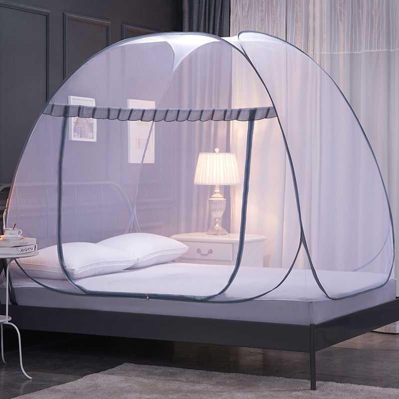 Mongolian Dome mosquito net for Sleeping - Steel wire bottomless folding - Single-door - Premium mosquito net from Concordia Style Boutique - Just $28.06! Shop now at Concordia Style Boutique
