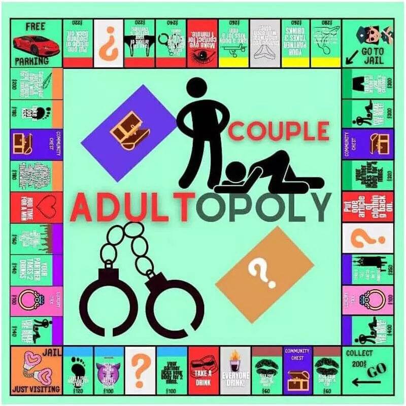 Adultopoly Board Game: A funny, portable couple game for date nights - Concordia Style Boutique