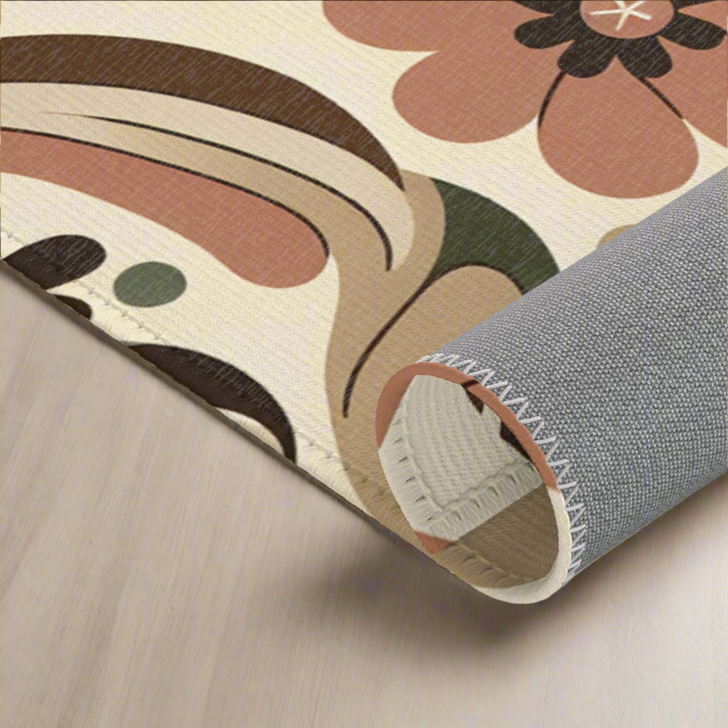 Earthy Floral X-pen mat