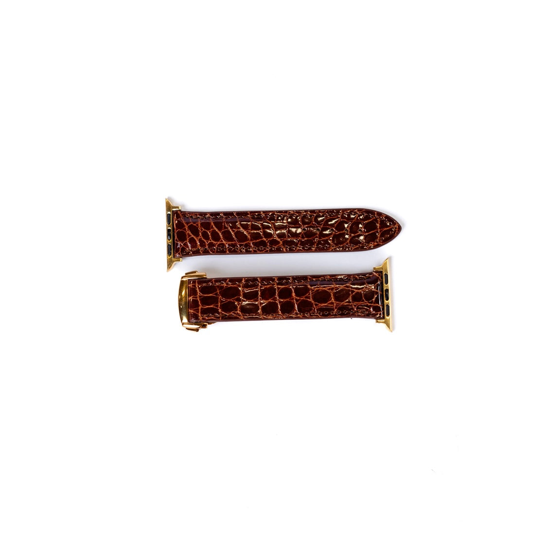 Apple Watch Band, British Tan Glazed Alligator