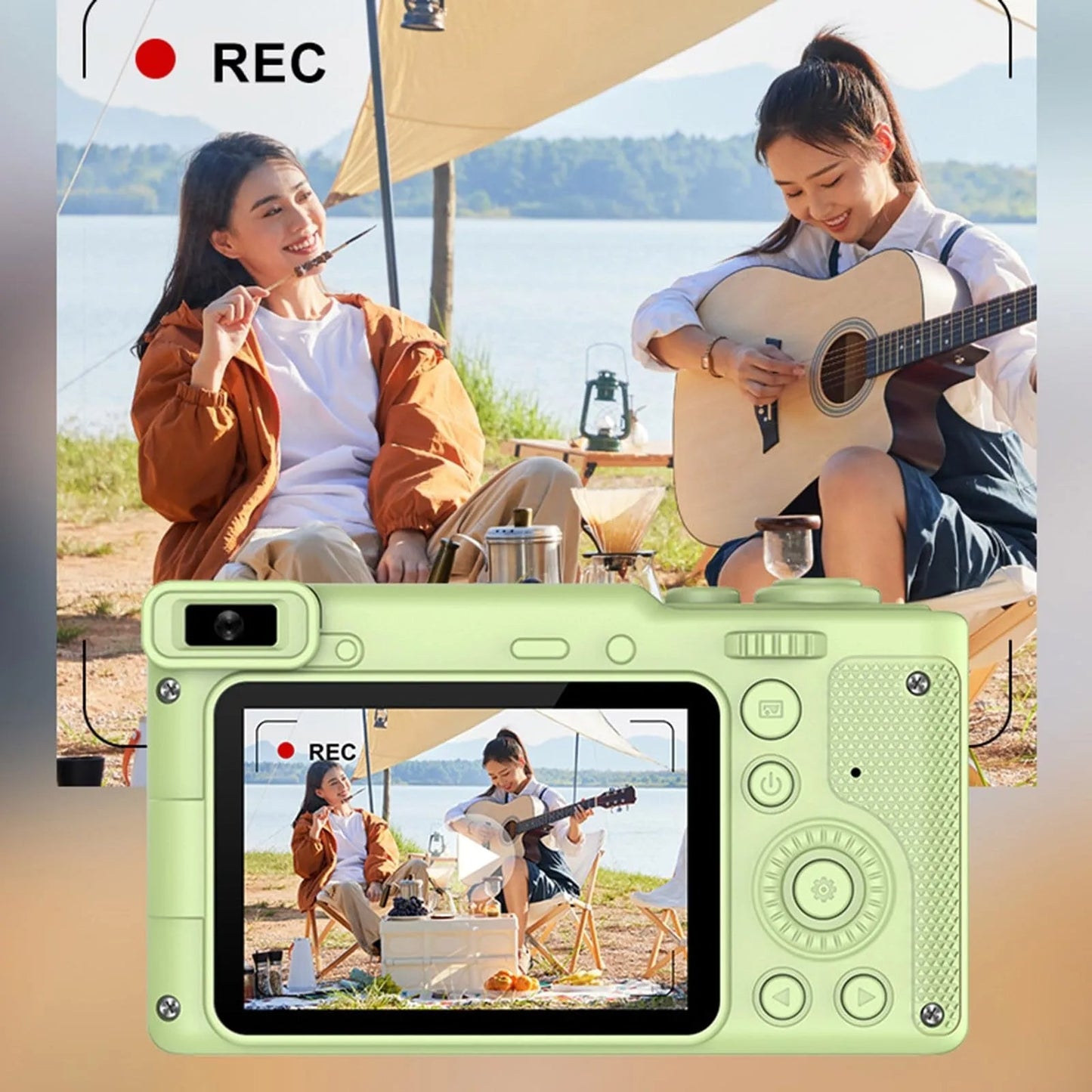 1080p Digital Camera - 40MP Front And Rear Camera - 8X Digital Zoom