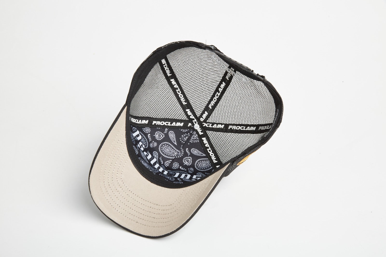 Pray Grind Repeat- Signature Series Black Mesh Snap-Back - Concordia Style Boutique