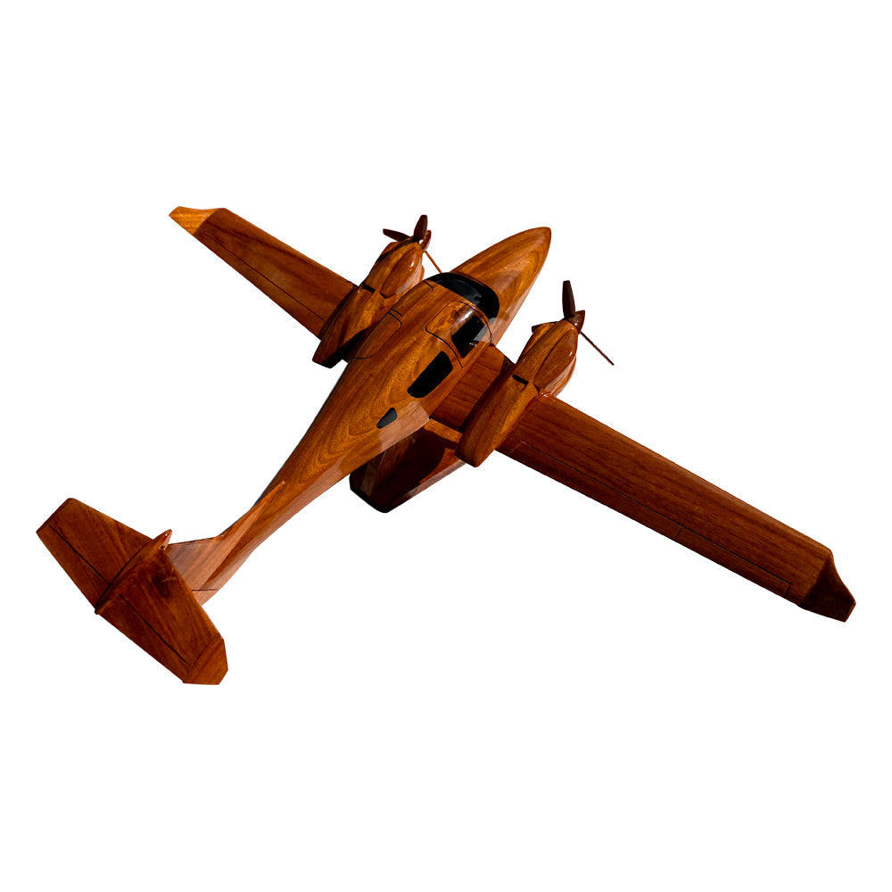 DA62 Diamond Mahogany Wood Desktop Model