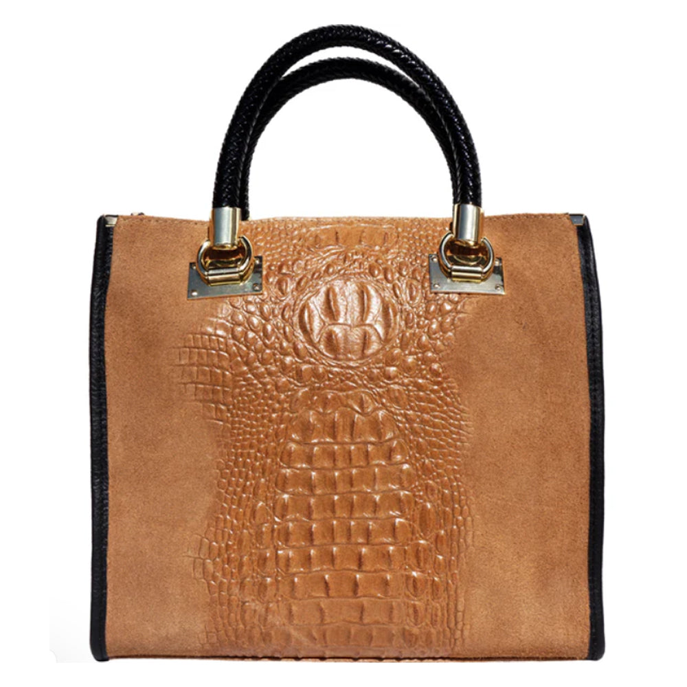 Open Tote Leather Bag