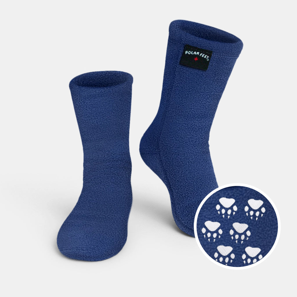 Polar Feet Adult Socks - Denim