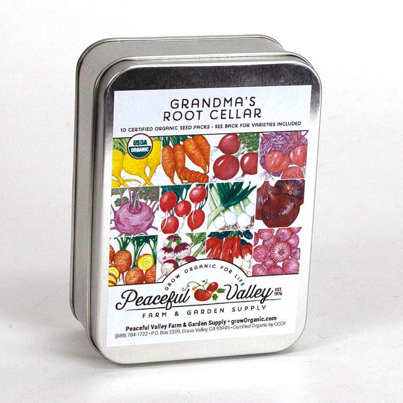 Gift Seed Tin - Grandma's Root Cellar Collection