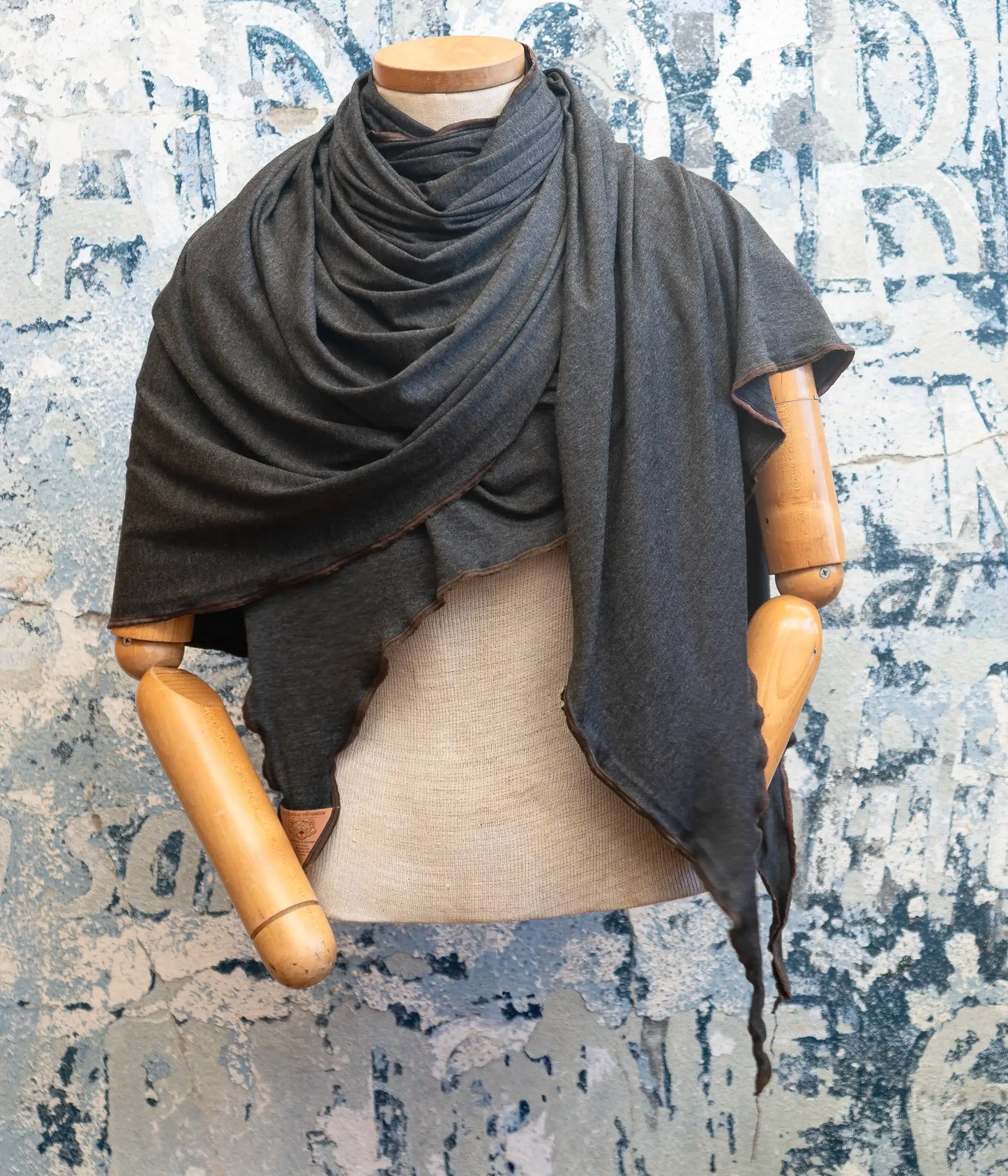 Smokey Grey Snuggle Scarf
