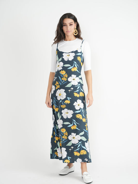 Flower Print Maxi Jumper - Concordia Style Boutique
