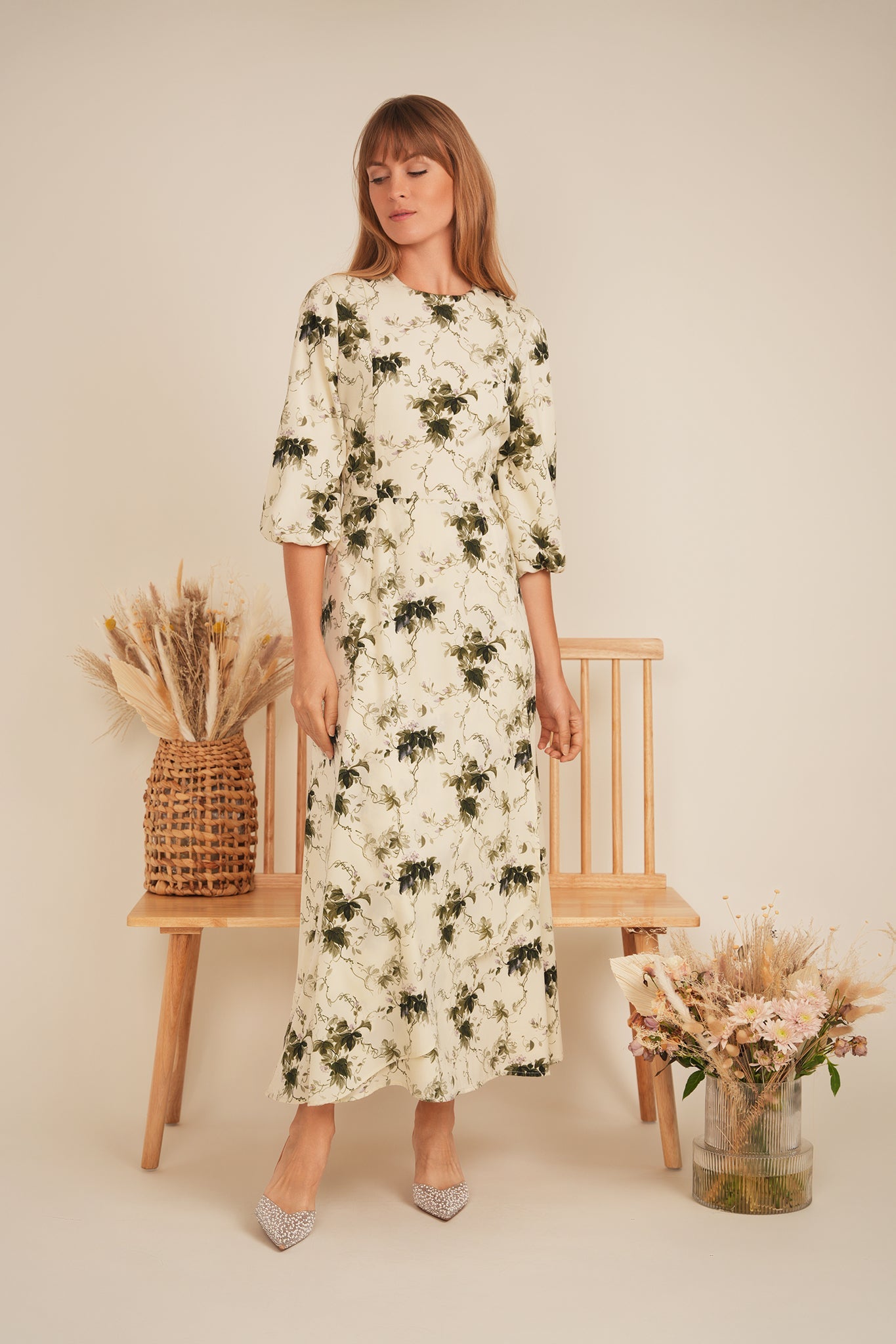 Printed Overlap Dress - Concordia Style Boutique