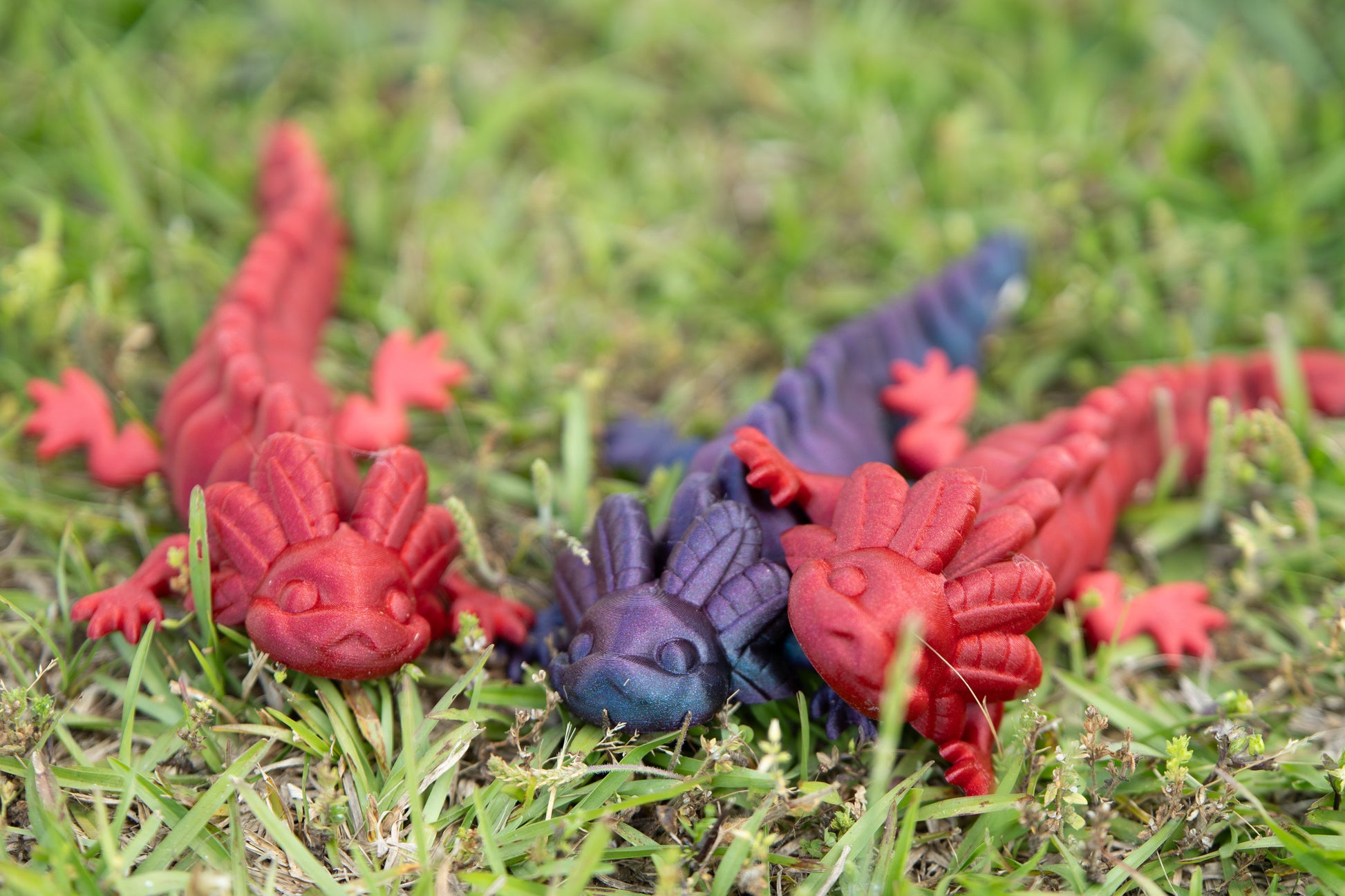 Articu-lotl - Wiggle Warden of the Water Temple - 3D Printed Artwork - Concordia Style Boutique