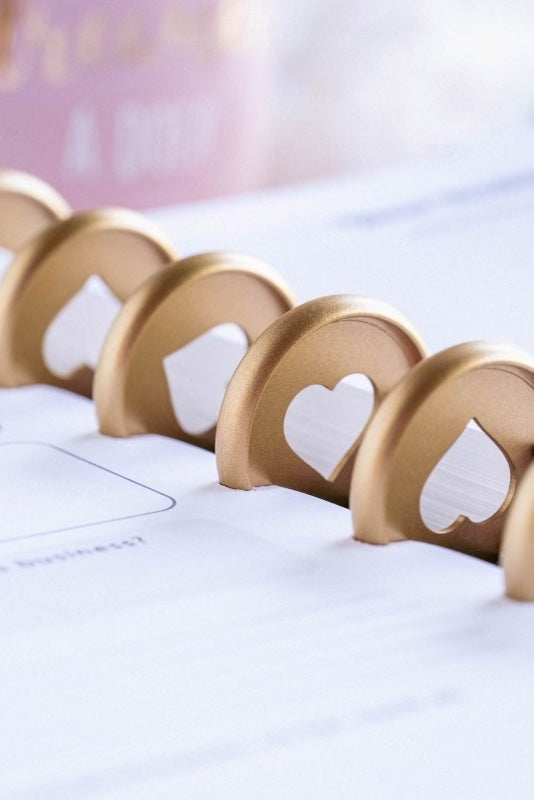 Floral Level Up Business Planner A5 Size - Undated