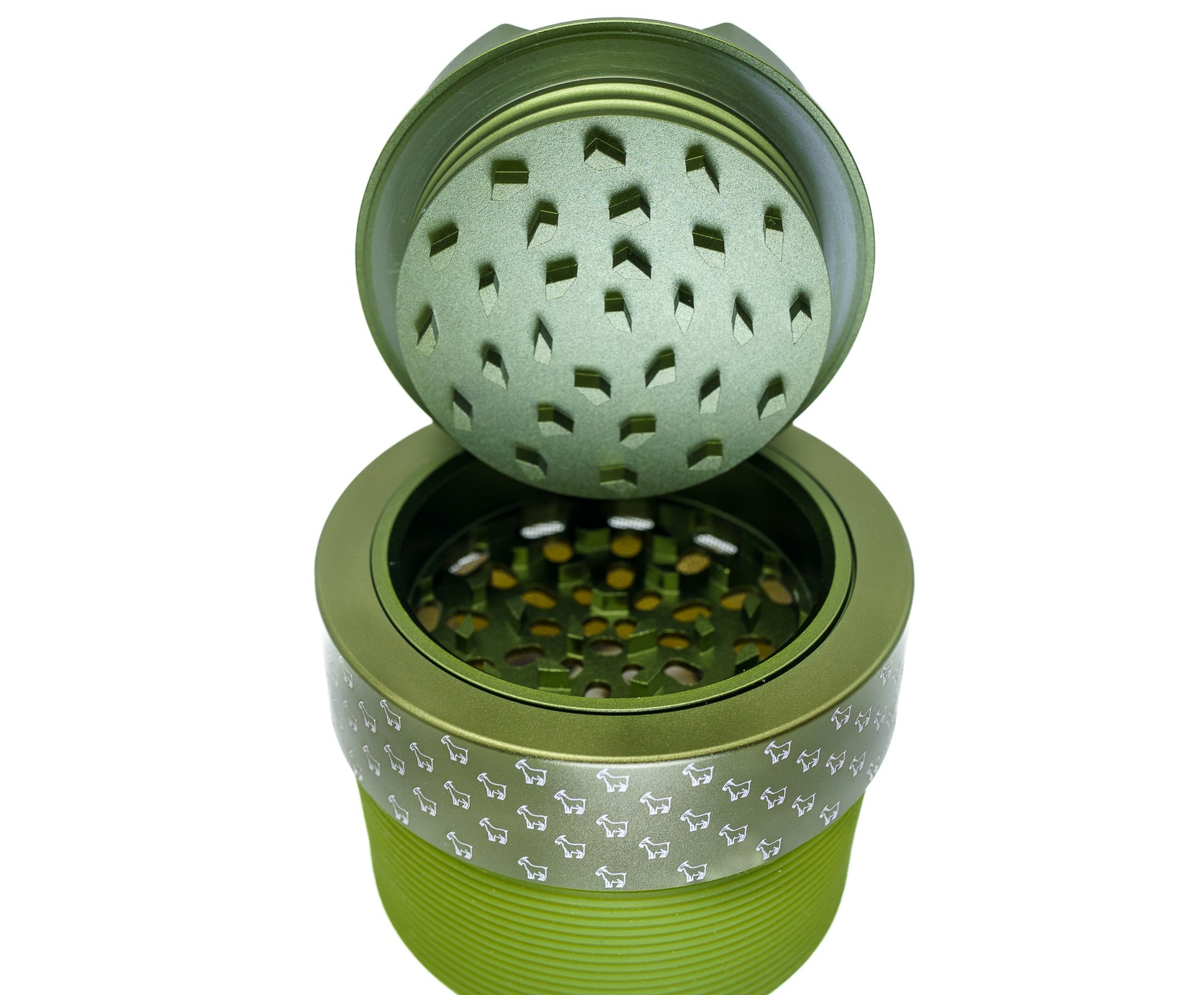4 Piece Aluminum Herb Grinder | AITH v.I – OG - Repeat Pattern - Concordia Style Boutique
