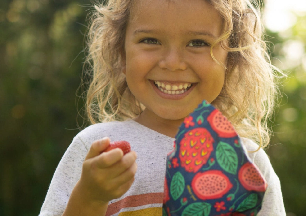 Beeswax Wrap Bulk Roll - Dragonfruit Print - Concordia Style Boutique