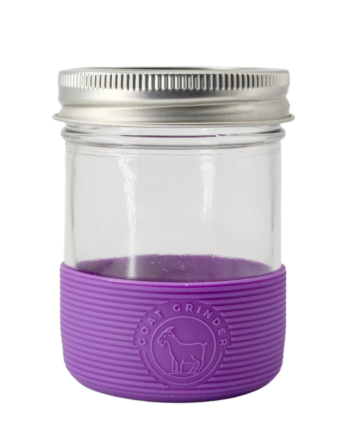 8oz Plain Herb Storage JAR, Lid, and SHADE