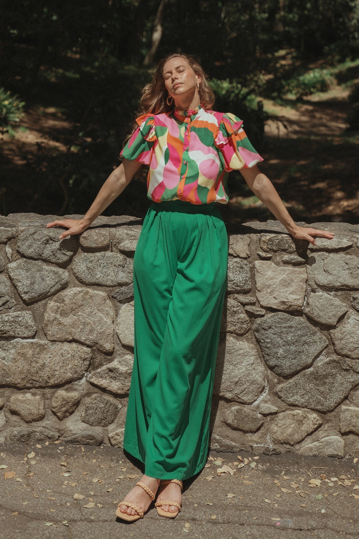 AT THE WISHING WELL WOVEN PANTS - Concordia Style Boutique