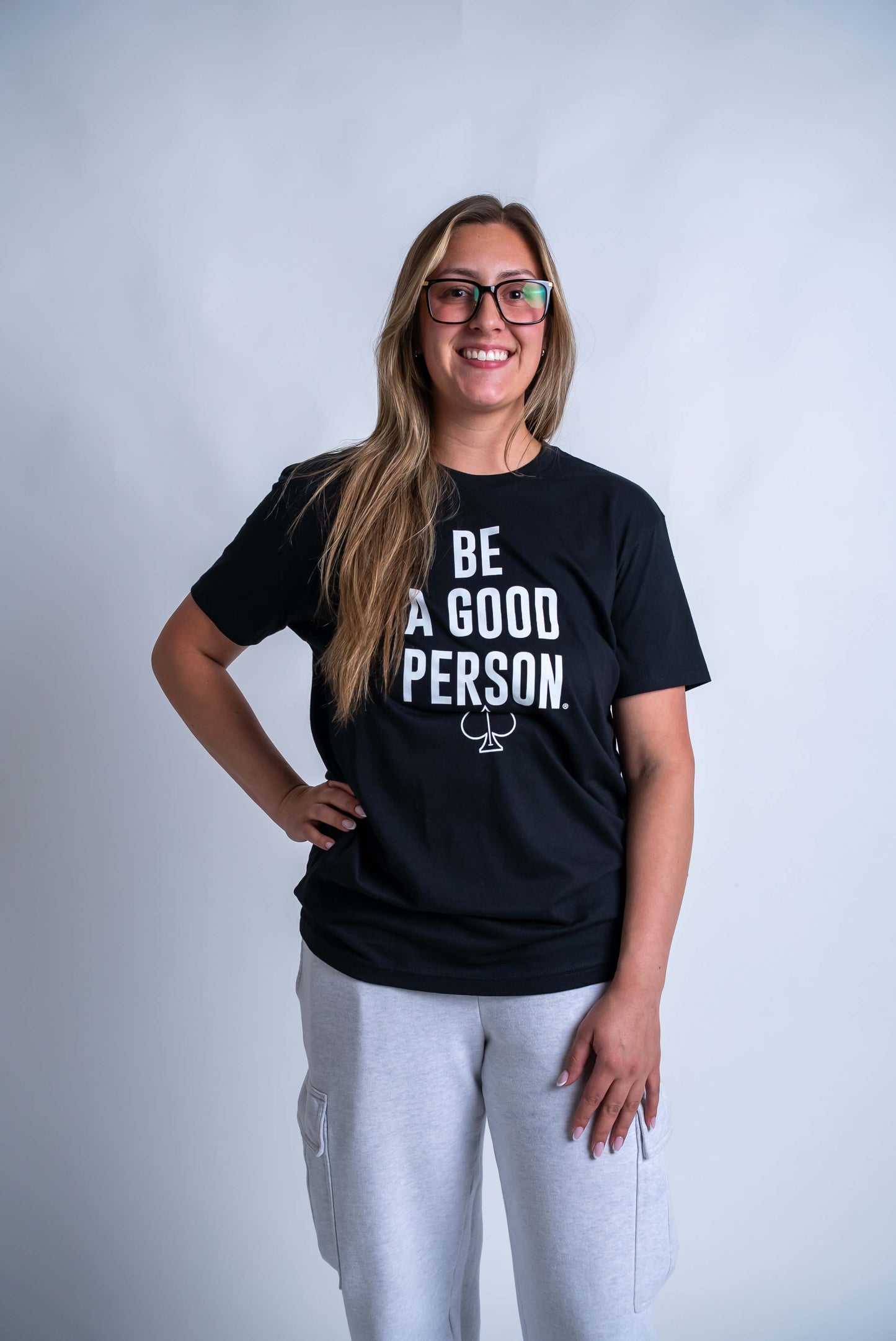 Be A Good Person X Pins and Aces Signature T-Shirt - Black