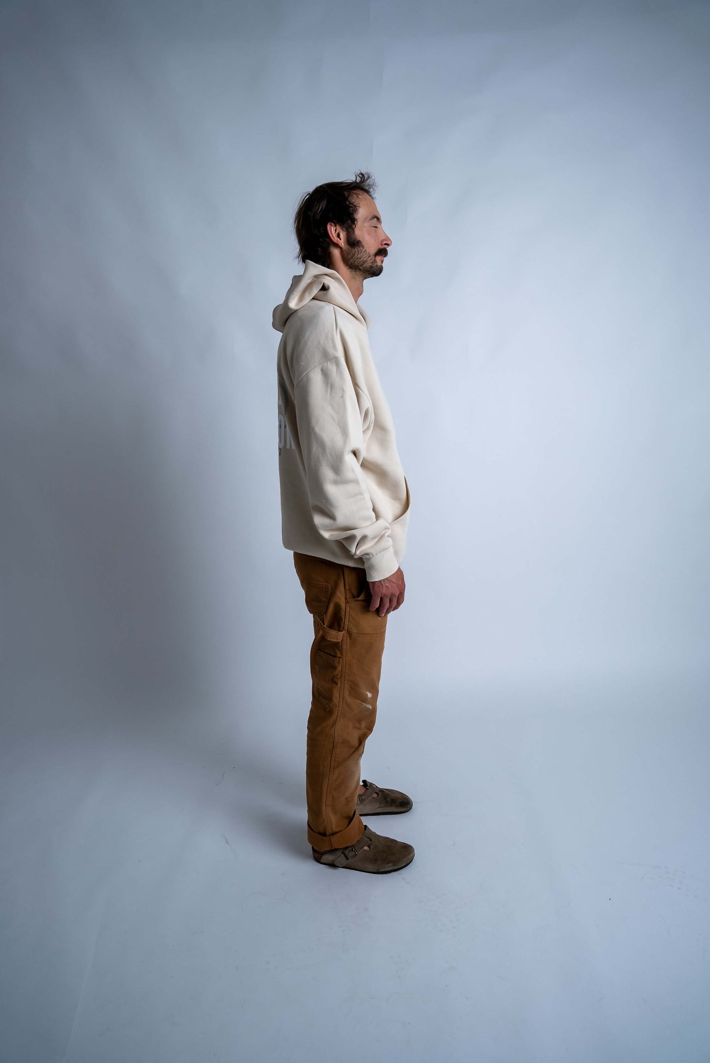 Be A Good Person X Pins and Aces Relax Hood Hoodie - Cream