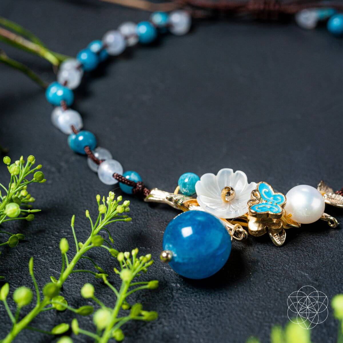 Triple Crystal Anklet of Positivity - Concordia Style Boutique