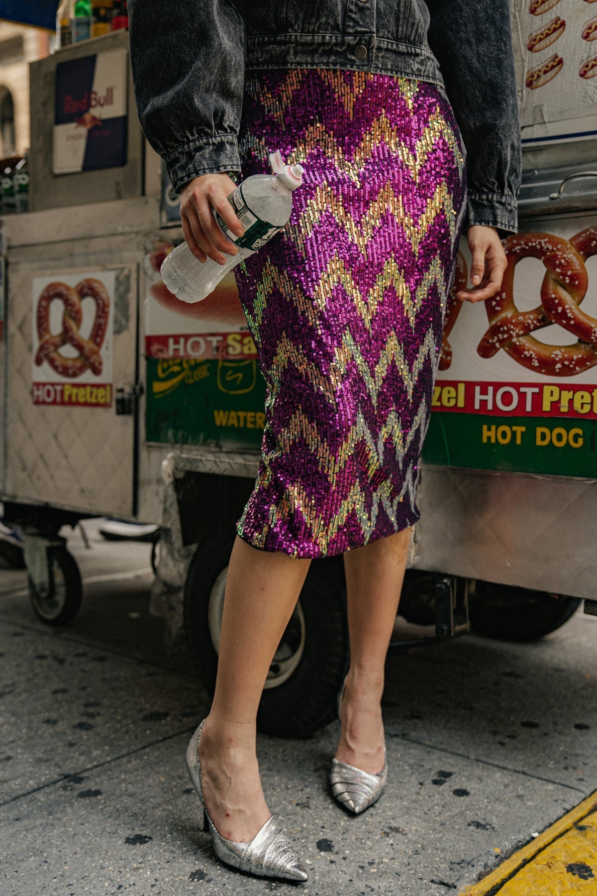 BE HAPPY FRIEND SEQUIN MIDI SKIRT - Concordia Style Boutique