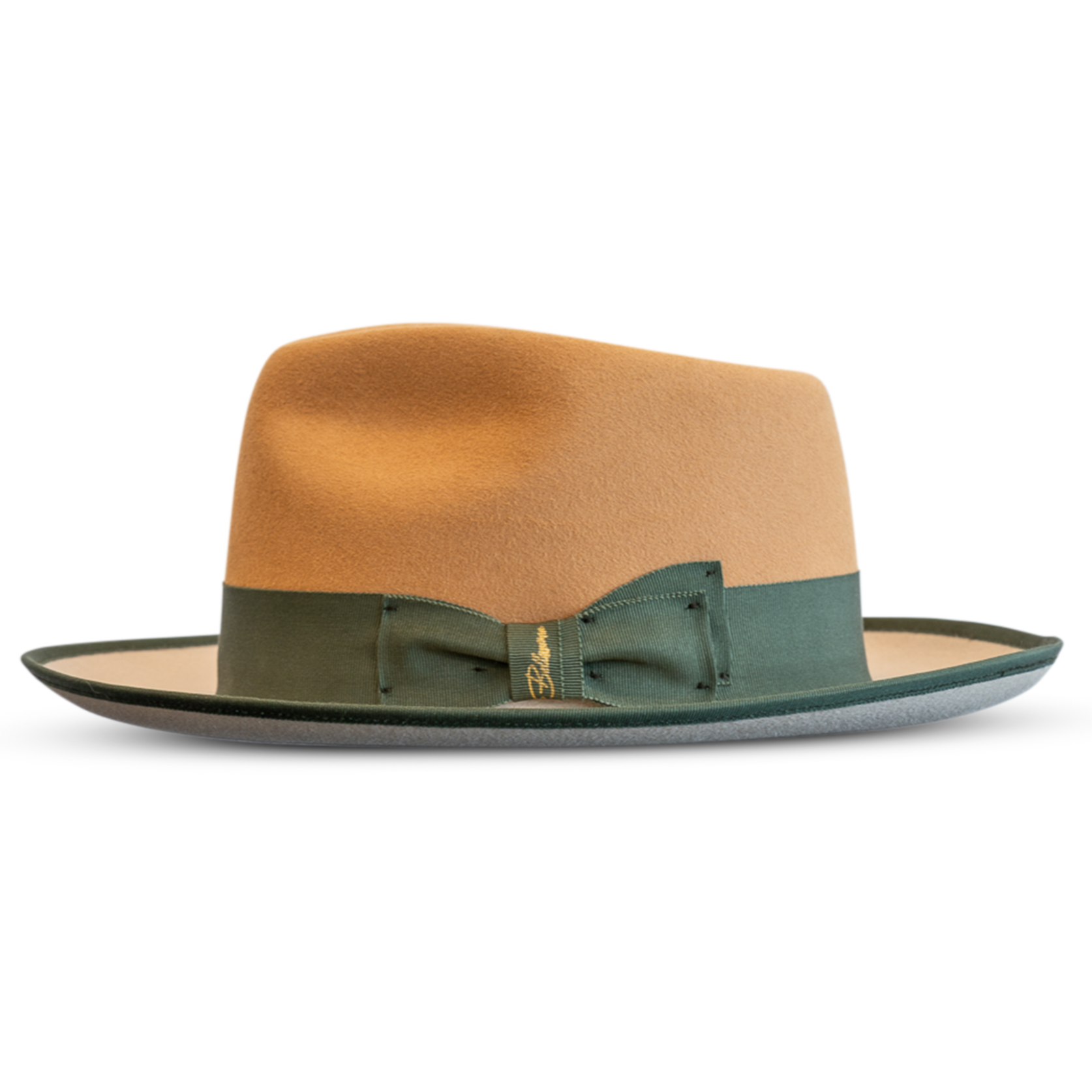 Fox Fedora - Two tone - Camel/Silverbelly - Concordia Style Boutique