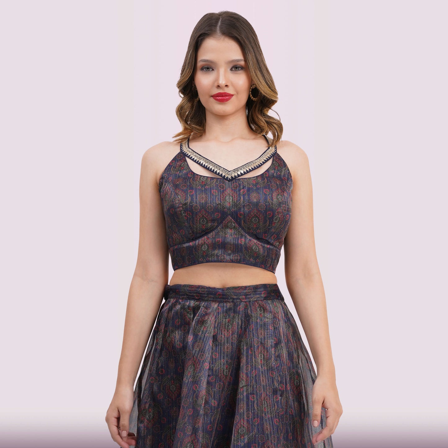 Midnight Blue Lehenga Choli Set