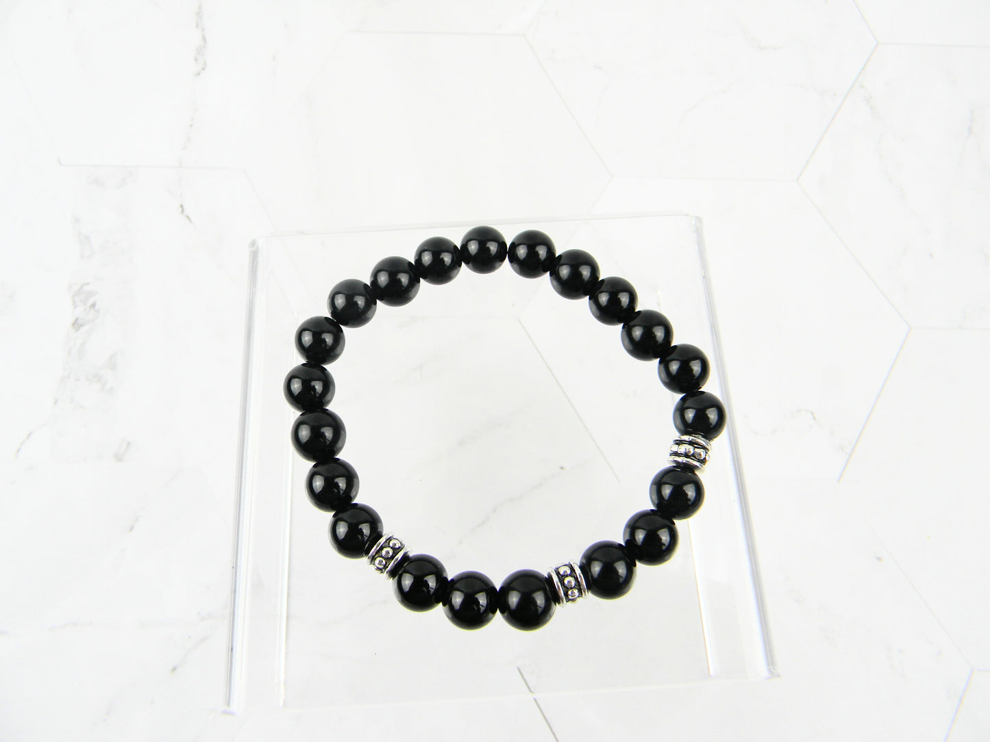 Black Onyx Stretch Bracelet