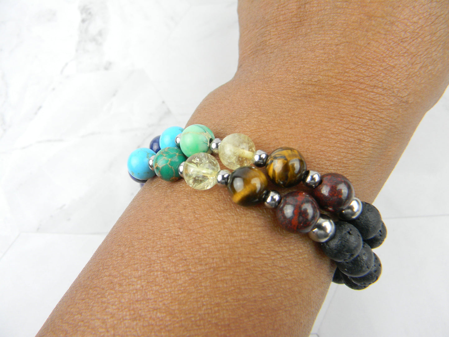 Chakra Energy Bracelet - Yoga & Meditation Mala Stones
