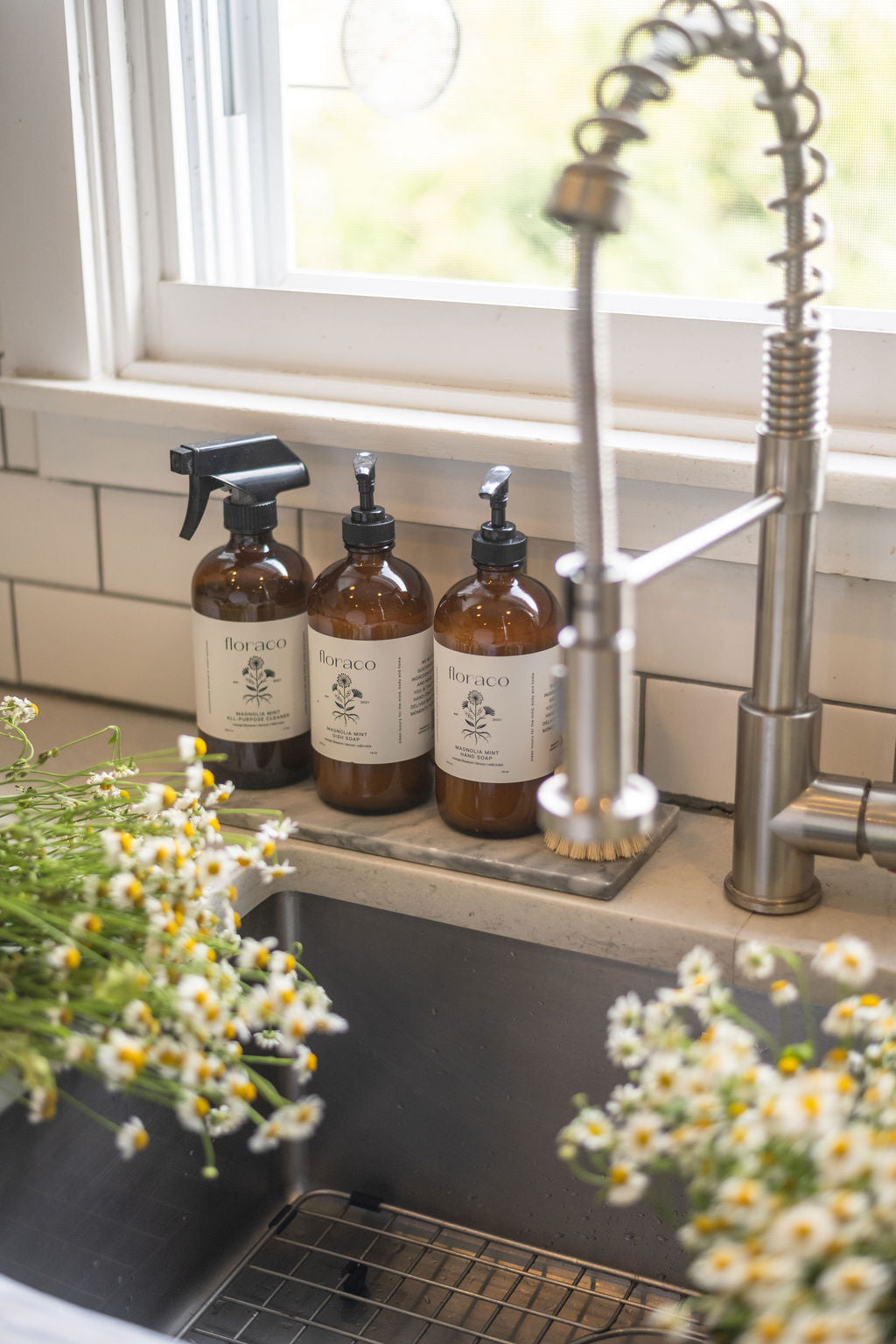 Magnolia Mint Hand Lotion: Wild Mint, Orange Blossom, Eucalyptus, Lemon, Mint + Tomato Leaf Scented