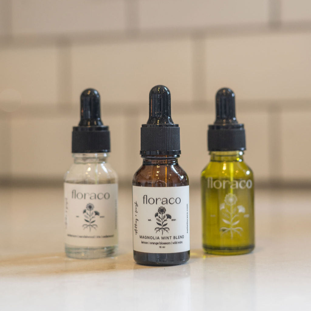 Magnolia Mint Oil Blend: Scent Concentrate | Eucalyptus Rosemary, Sage and Evergreen