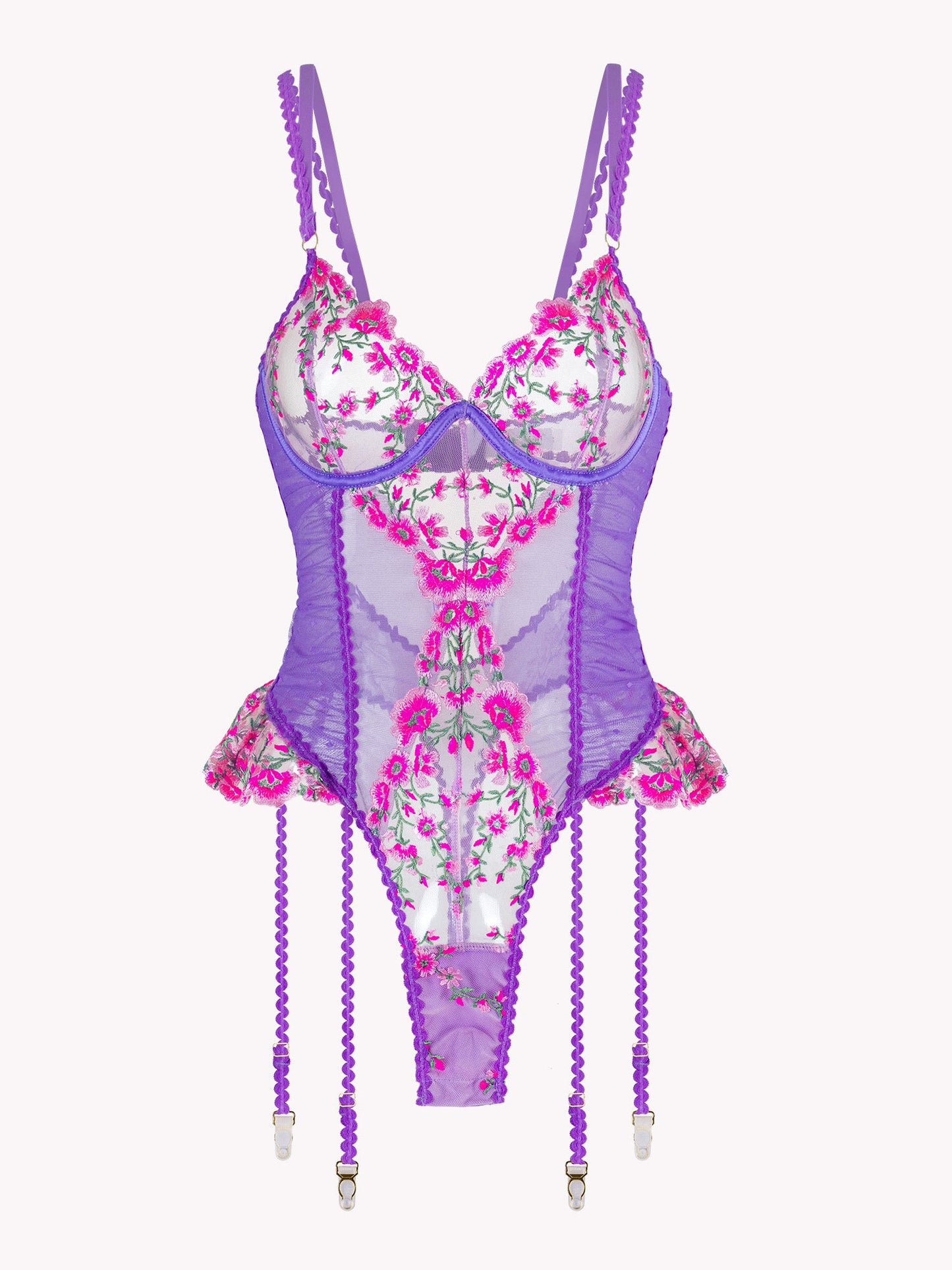 Seraphina Blossom Bodysuit - Premium 1 PC Bodysuit from Hello.LA.Girl - Just $79.99! Shop now at Concordia Style Boutique