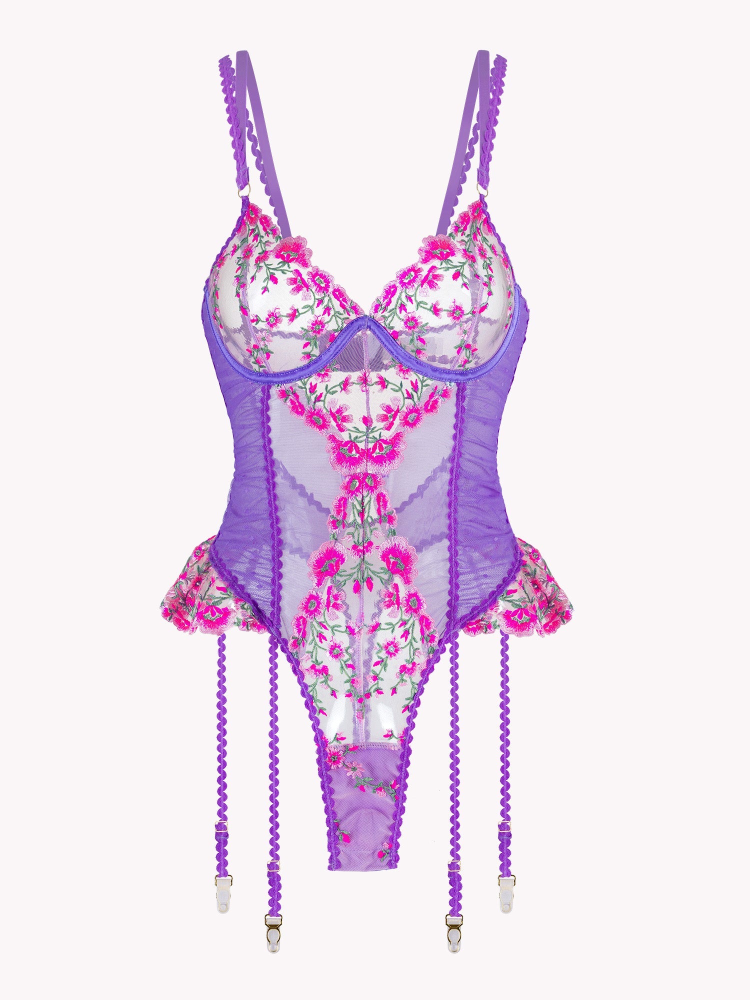 Seraphina Blossom Bodysuit - Premium 1 PC Bodysuit from Hello.LA.Girl - Just $79.99! Shop now at Concordia Style Boutique