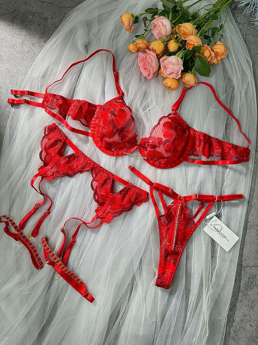 Luxurious Fancy Sexy Lingerie Set - Concordia Style Boutique