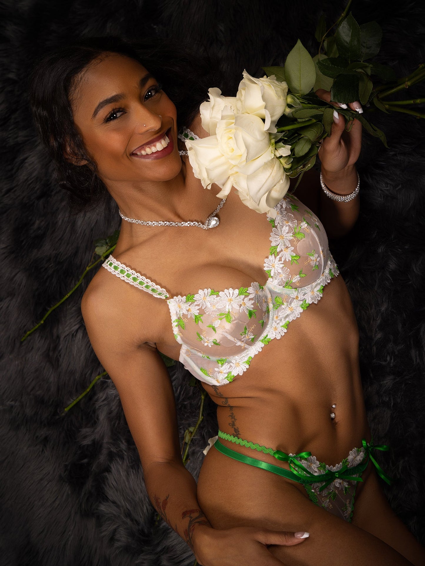 Lovely Daisy Lace Lingerie Set - Concordia Style Boutique