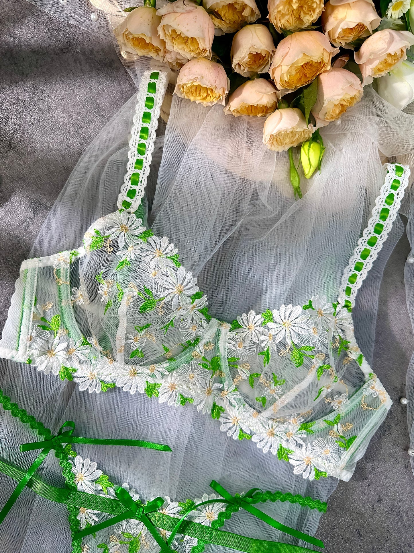 Lovely Daisy Lace Lingerie Set - Concordia Style Boutique