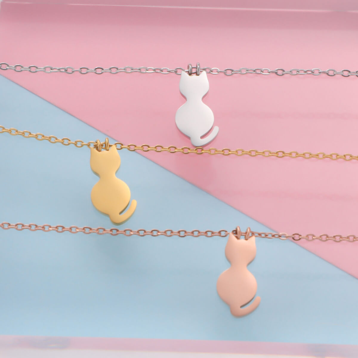 DAINTY CAT NECKLACE - Concordia Style Boutique