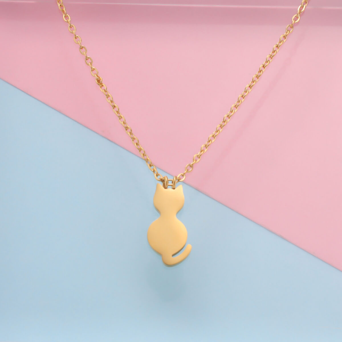 DAINTY CAT NECKLACE - Concordia Style Boutique