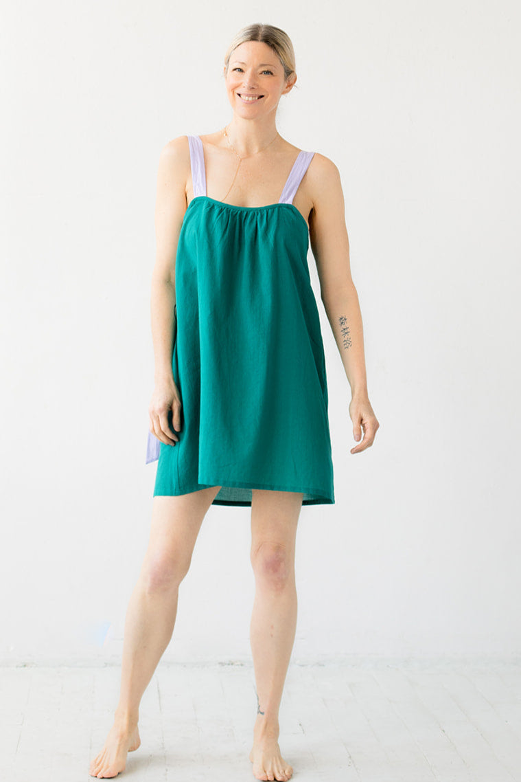 Daisy Tie Strap Cotton Babydoll