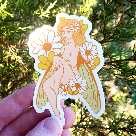 Daisy Fairy Sticker - Concordia Style Boutique