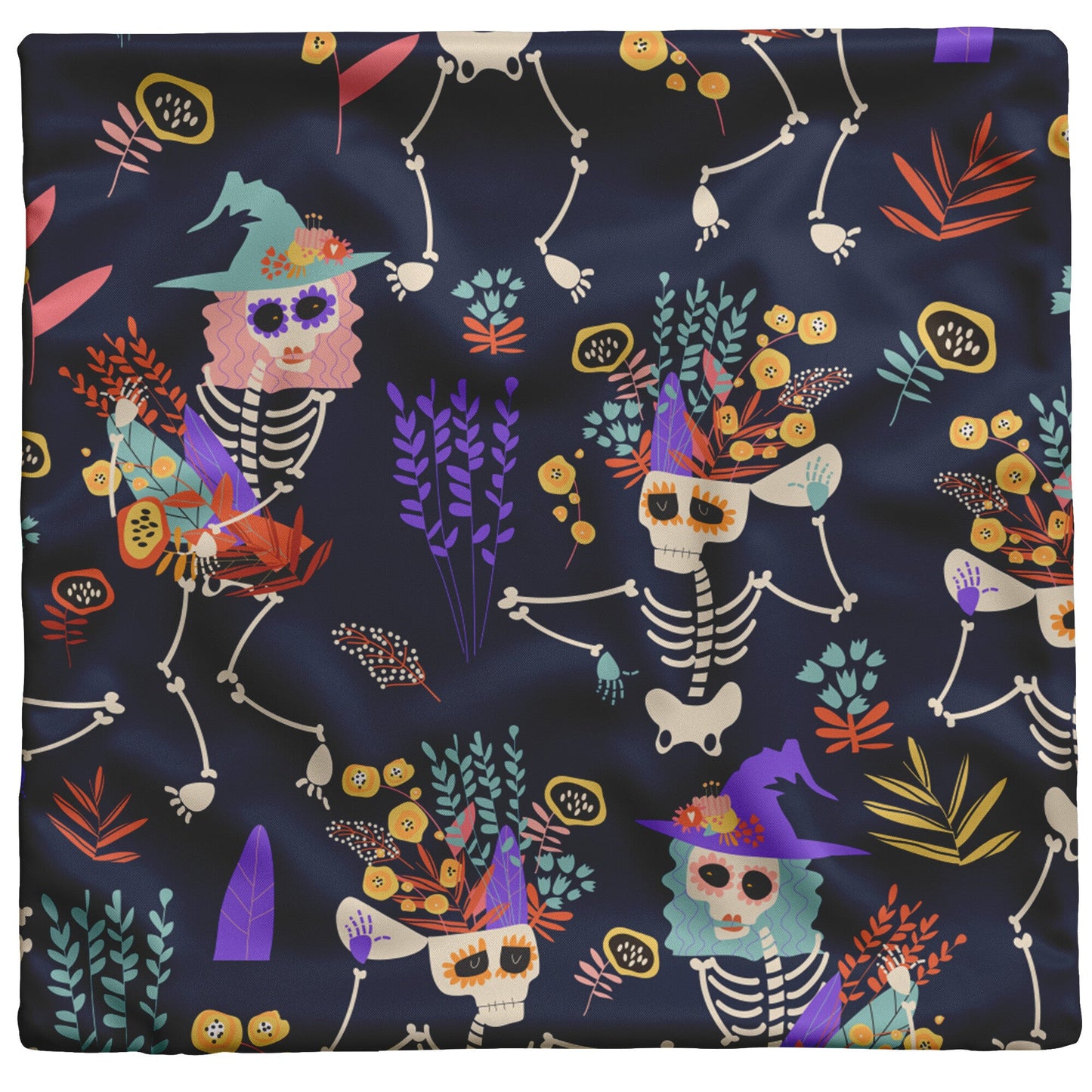 "Dance of the Dead" Throw Pillow