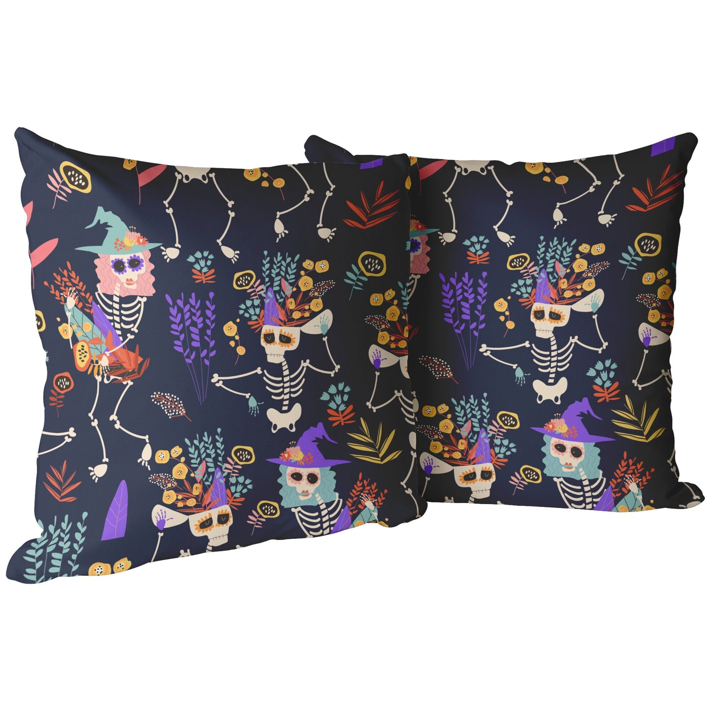 "Dance of the Dead" Throw Pillow