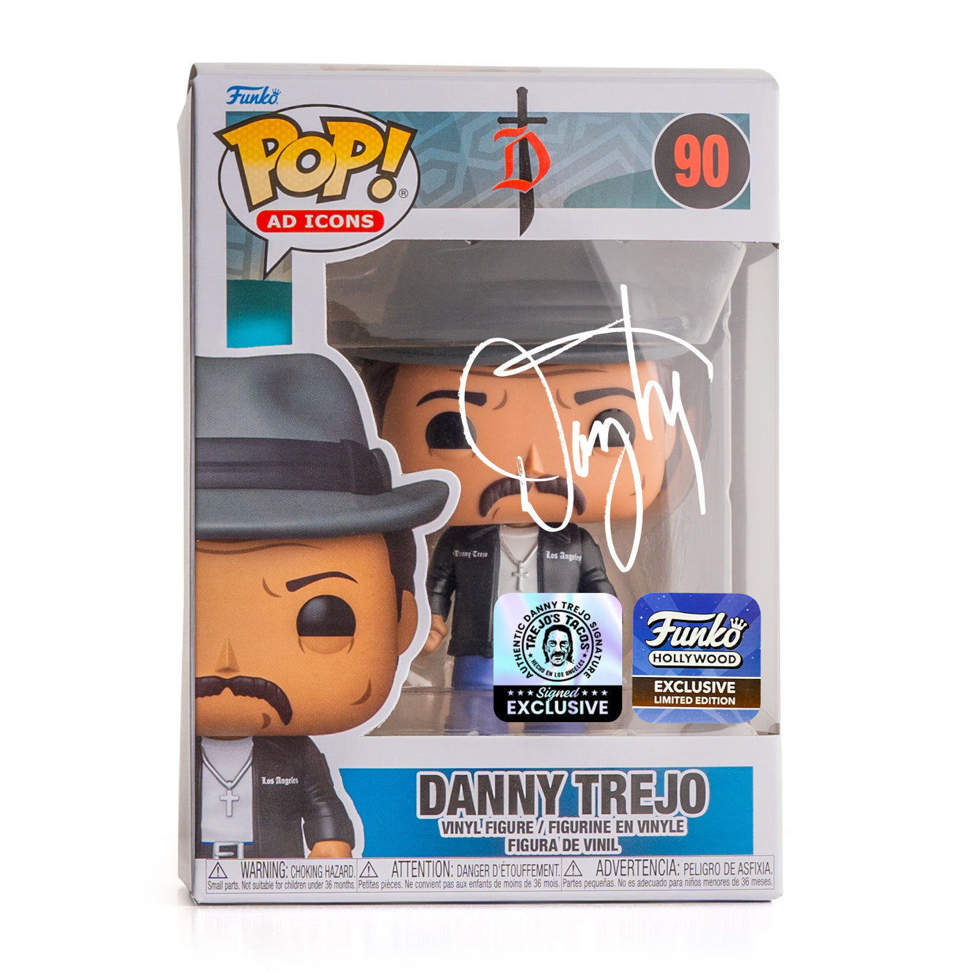 Signed Funko "Hollywood Danny Trejo" Pop! Super Limited Edition - Premium Toy Figures from Trejo's Tacos - Just $125! Shop now at Concordia Style Boutique