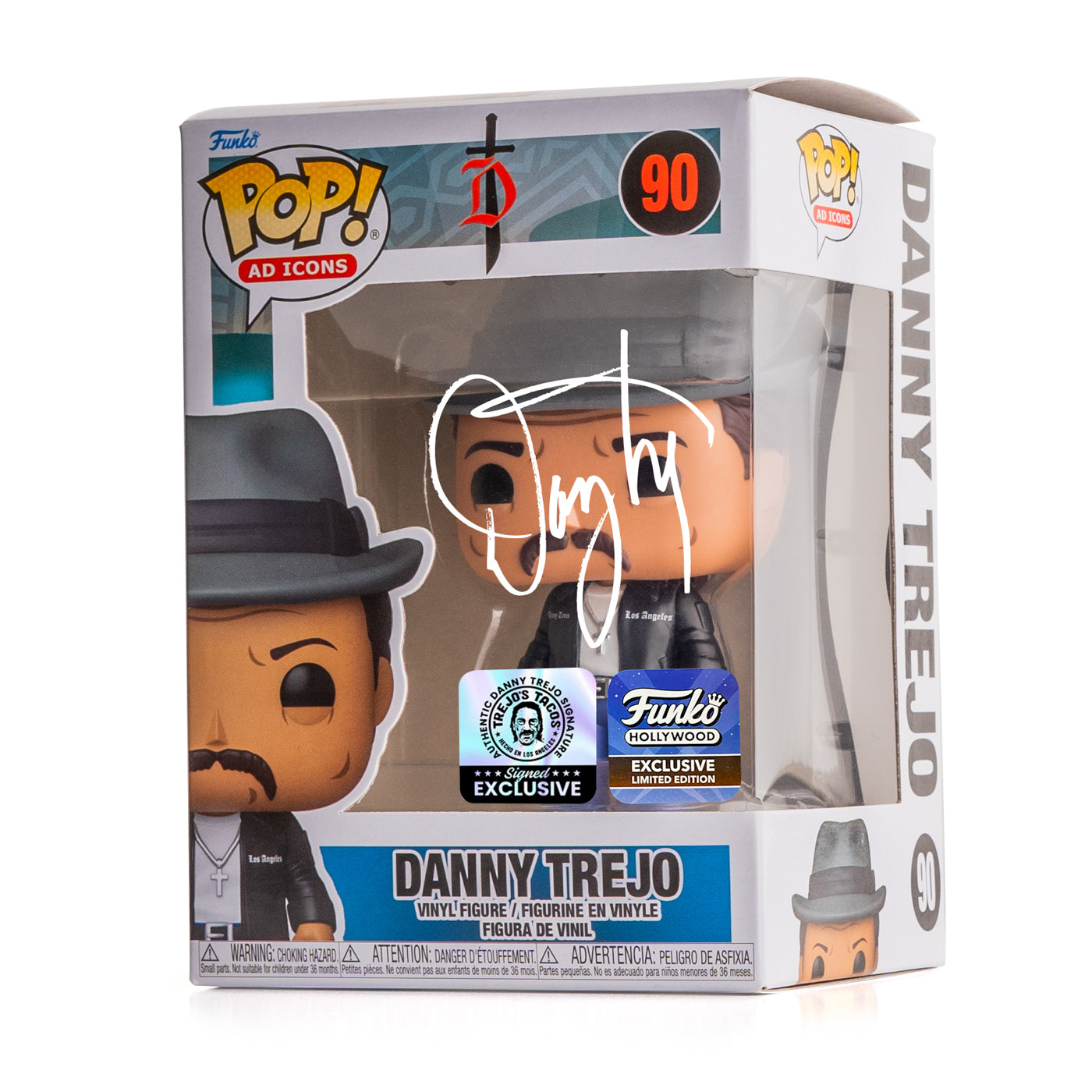 Signed Funko "Hollywood Danny Trejo" Pop! Super Limited Edition - Premium Toy Figures from Trejo's Tacos - Just $125! Shop now at Concordia Style Boutique