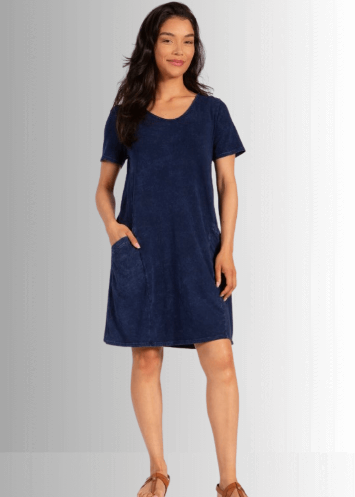 Women's Easy Going Casual Cotton Dress - Concordia Style Boutique