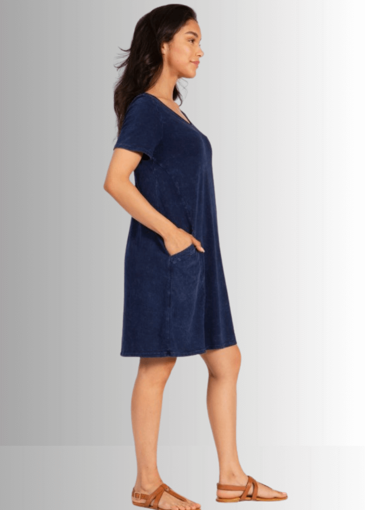 Women's Easy Going Casual Cotton Dress - Concordia Style Boutique