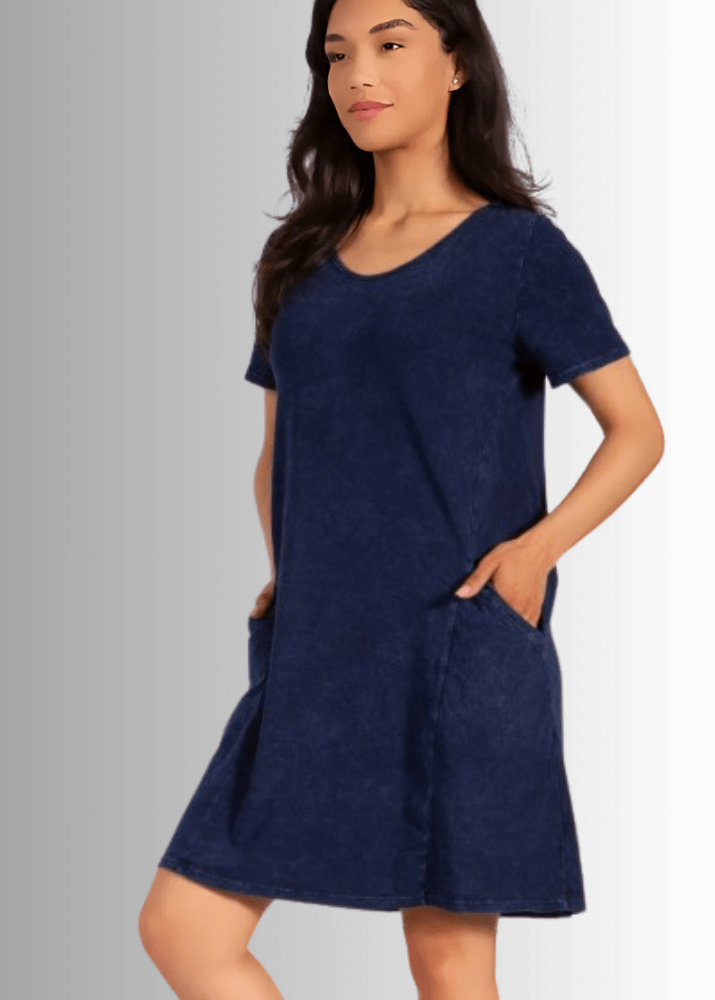 Women's Easy Going Casual Cotton Dress - Concordia Style Boutique
