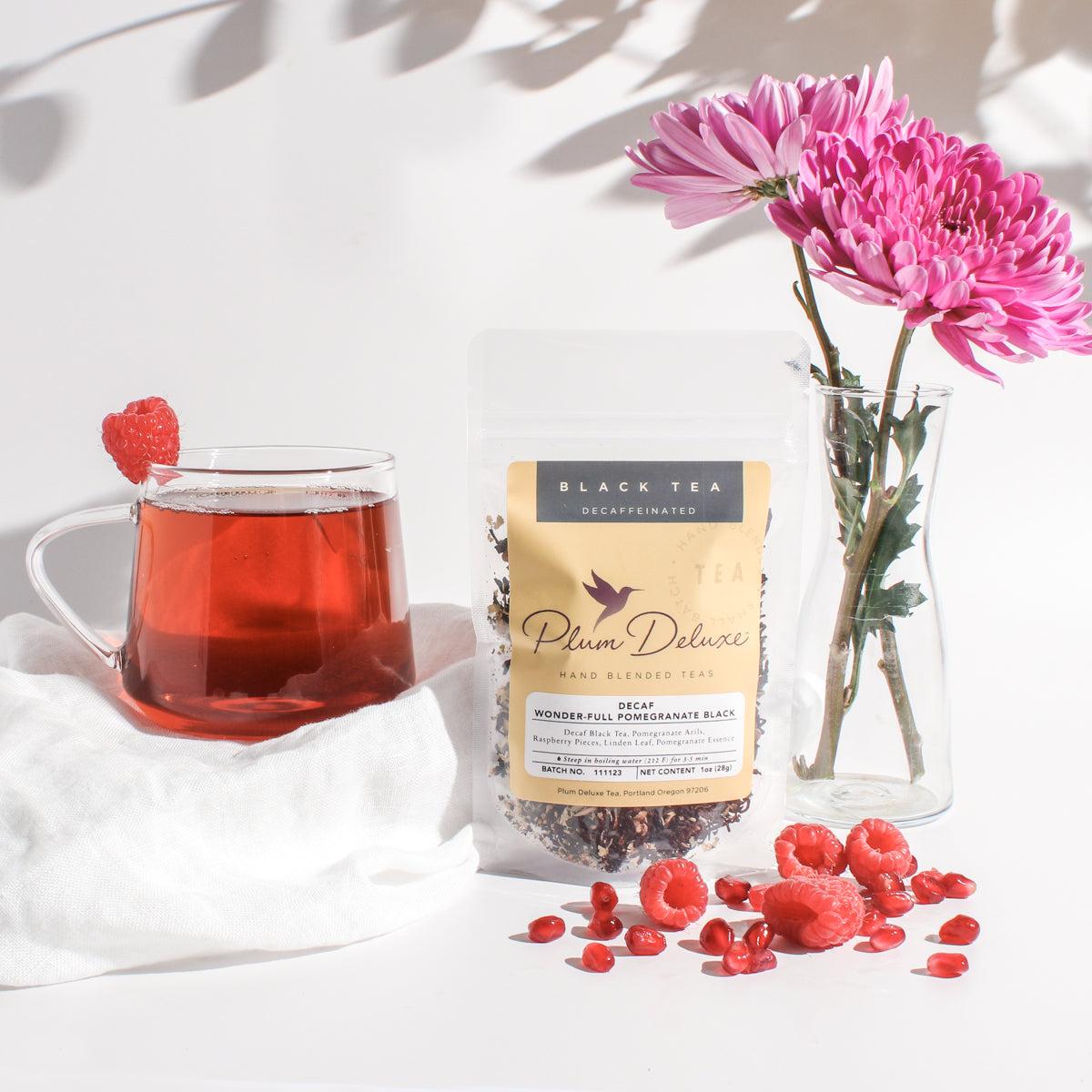 Wonder-Full Pomegranate Decaf Black Tea - Concordia Style Boutique