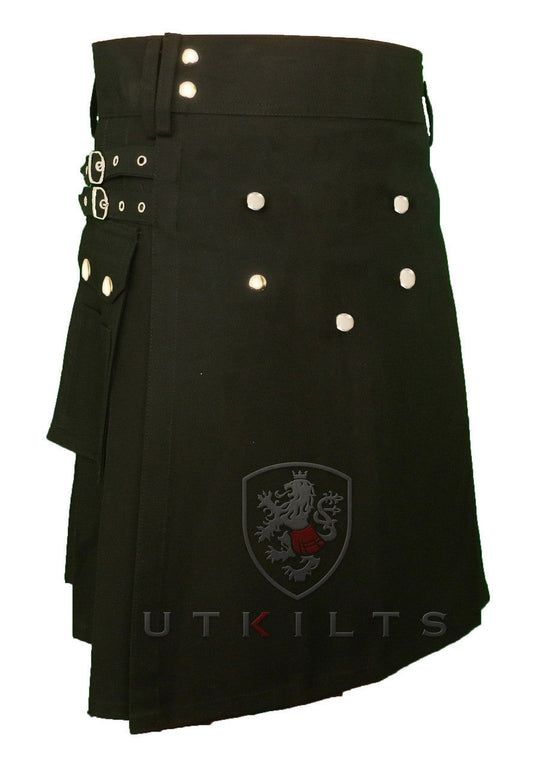 Utility Kilt – GlenTorin, Black