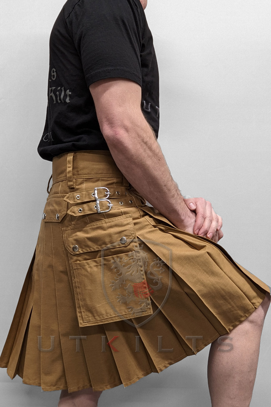 Utility Kilt – GlenTorin, Dark Khaki