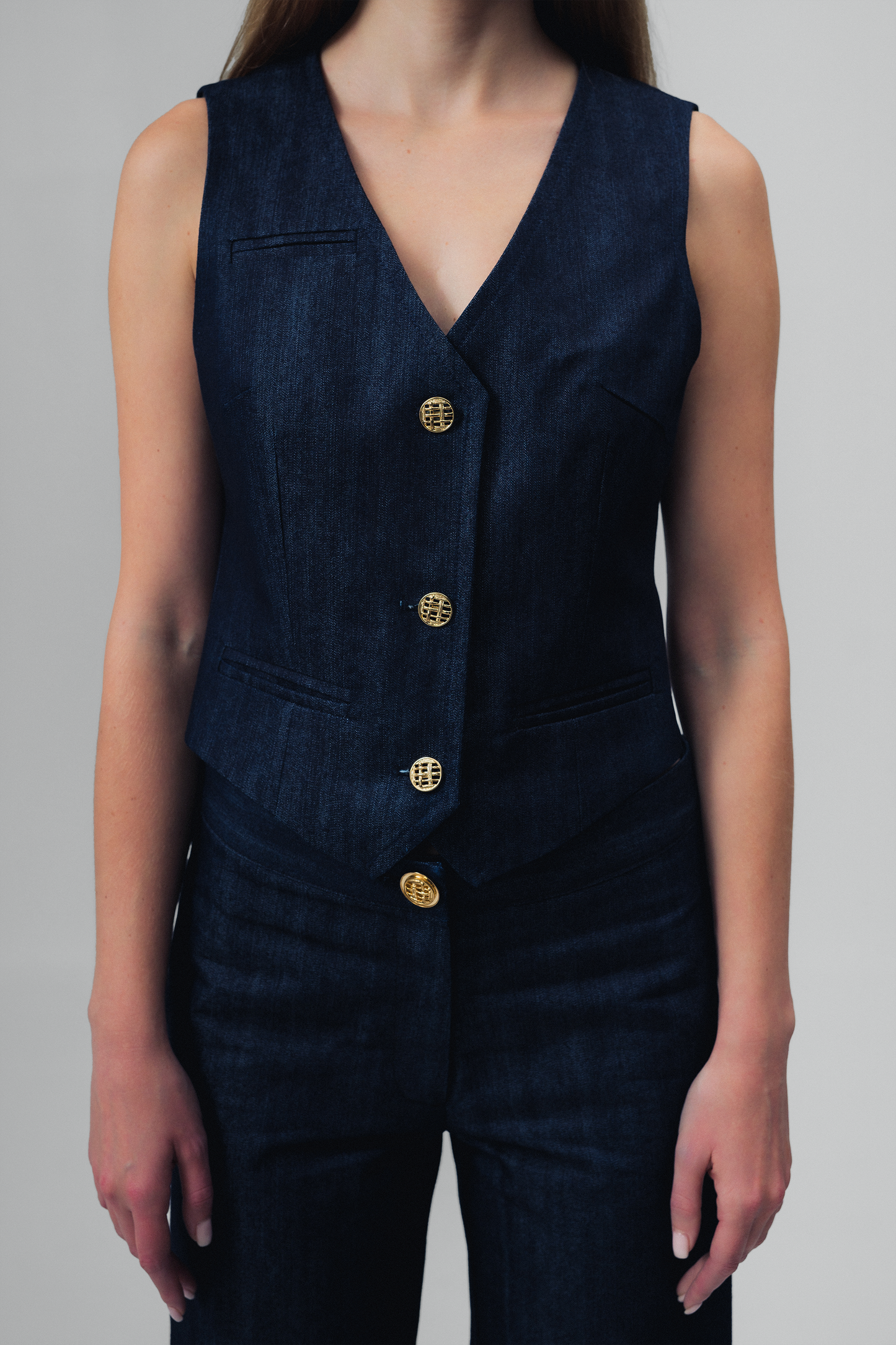 Demi Denim Vest